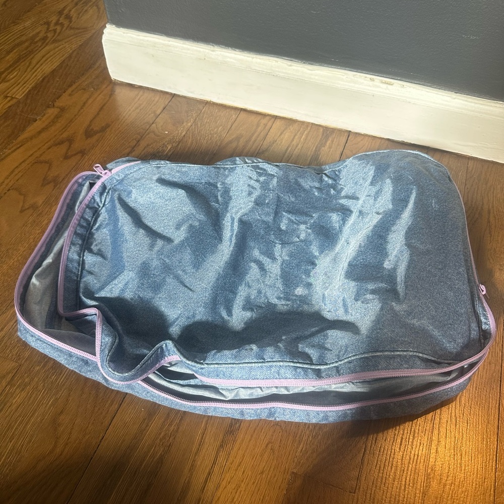 baggu digital denim large packing cube